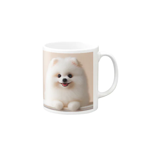 白ポメグッズ Mug