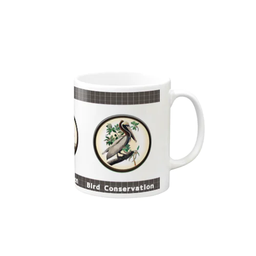 「Bird conservation」野鳥保護マグカップ Mug