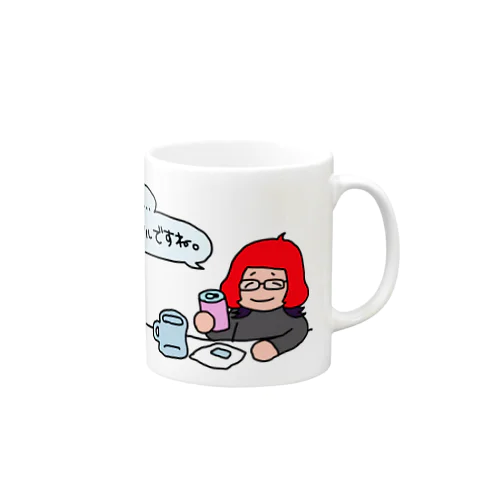 あやしいおばさん　くろまめさん（ノンアル） Mug