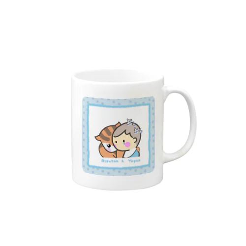 悲しいややおを励ますりすたん Mug