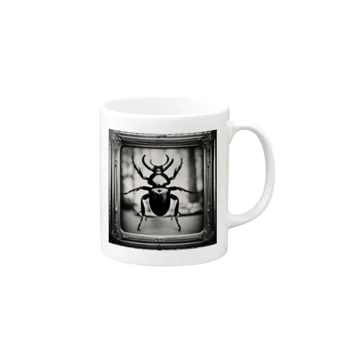 珍しいカブトムシ Mug