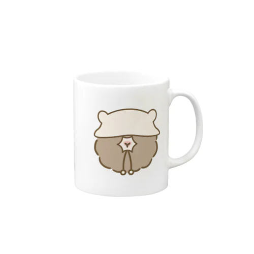 アルパーカーくん、オシャレ帽子 Mug