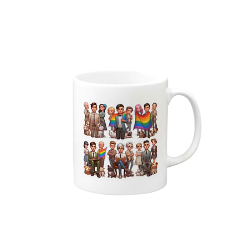 LGBTQサポート マグカップ
