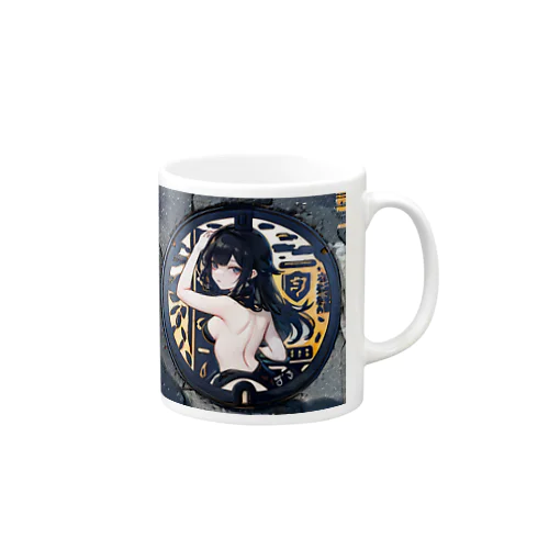 マンホール美女 Mug