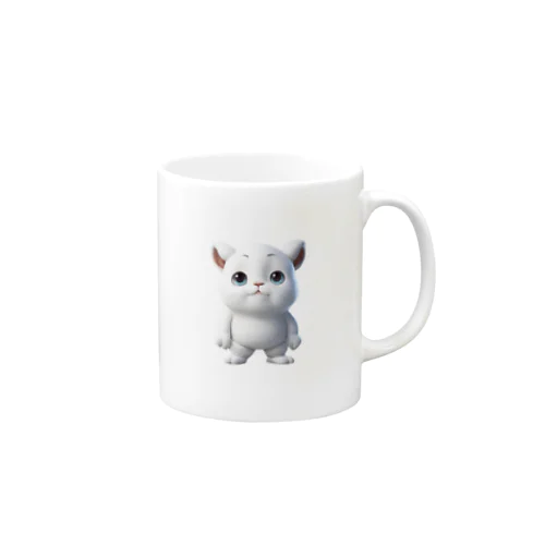 ブサカワ二頭身アニマル(背景無) Mug