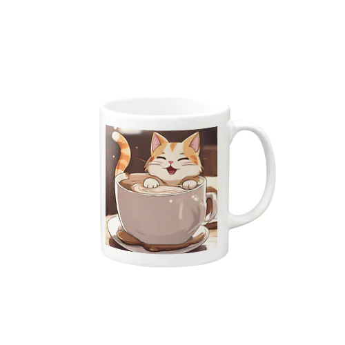 カプチーノ猫 Mug