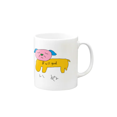 いぬさん(犬種：ブルゴッド) Mug