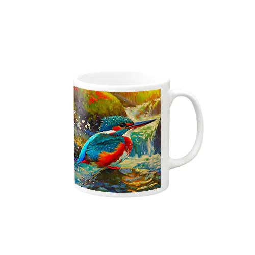 渓流のカワセミ Mug