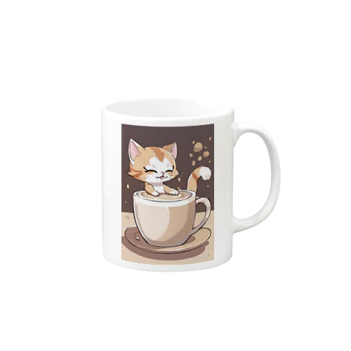 のほほんカプチーノ猫🐱 Mug