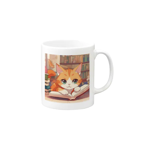 ほんよみかんねこ Mug