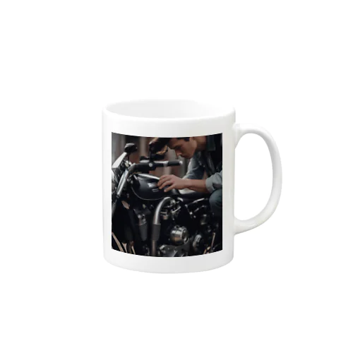 バイク整備 Mug