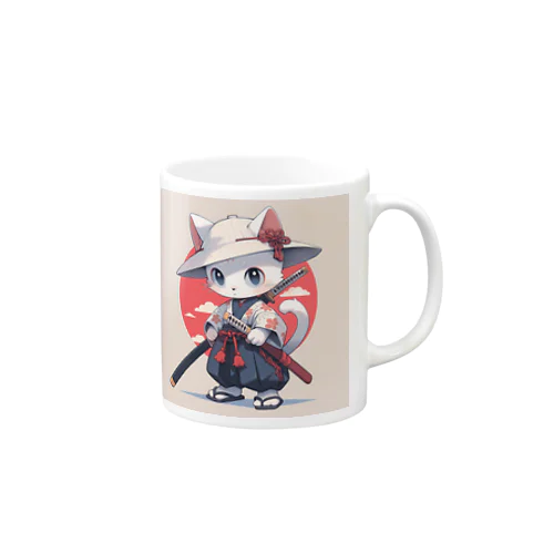 Neko Samurai  マグカップ