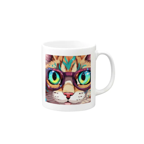 サイバー猫 Mug