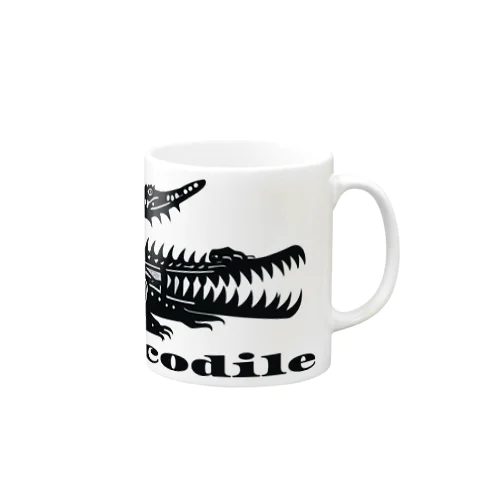 トライバルクロコダイル Mug