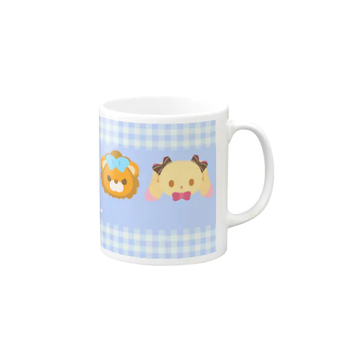 【usabit】けもびっとBlue Mug