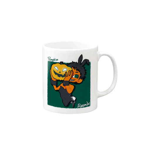 Pumpkin girl Mug