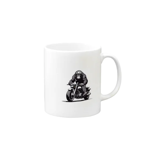 バイクに乗ったゴリラ Mug