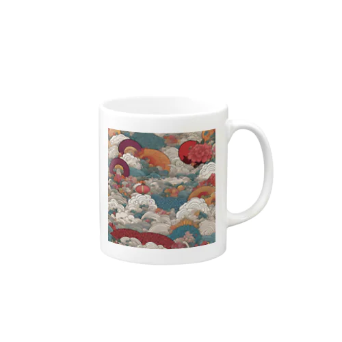 可愛い和柄 Mug