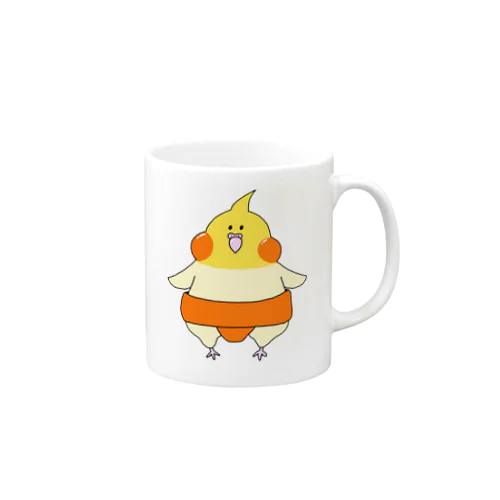 オカメ力士 Mug