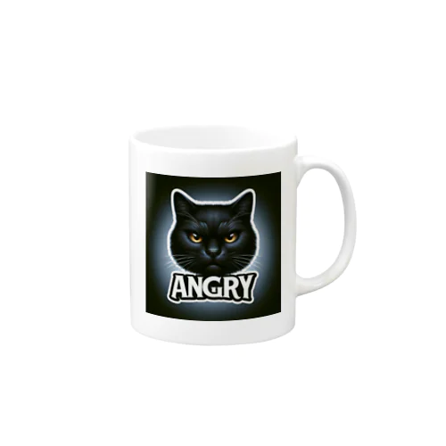 アングリー黒猫シリーズ Mug