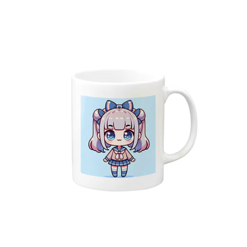 可愛い制服の女の子シリーズ Mug