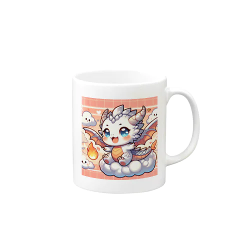 超かわいい！マスコットキャラクターのドラゴン Mug