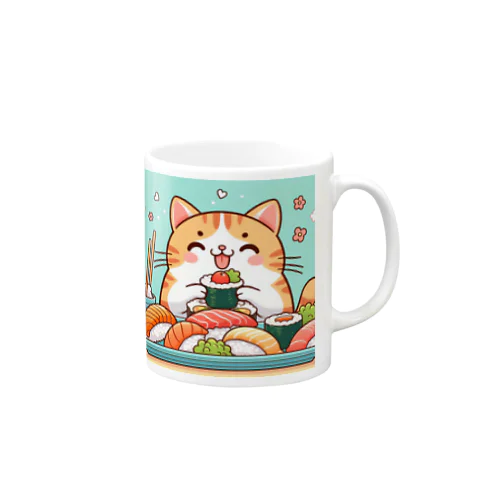 ☆す☆し☆ね☆こ☆ Mug