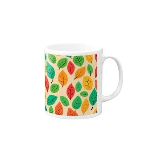 green leaf green Mug