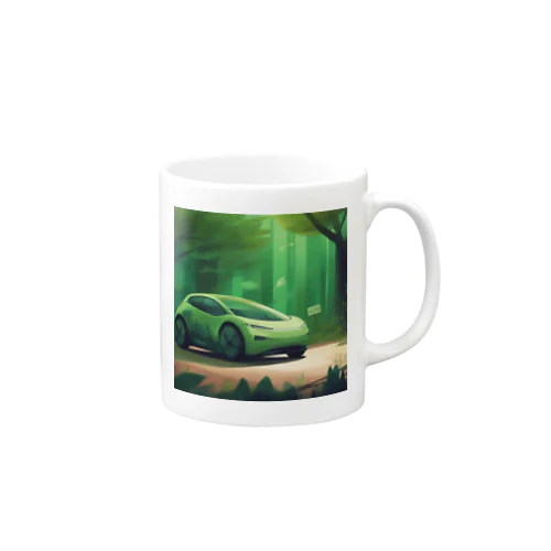 エコフレンドリーな車 Mug