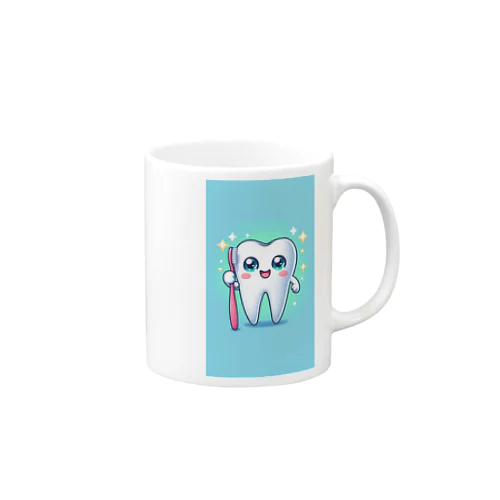 カワイイ歯のキャラクターが登場！ Mug