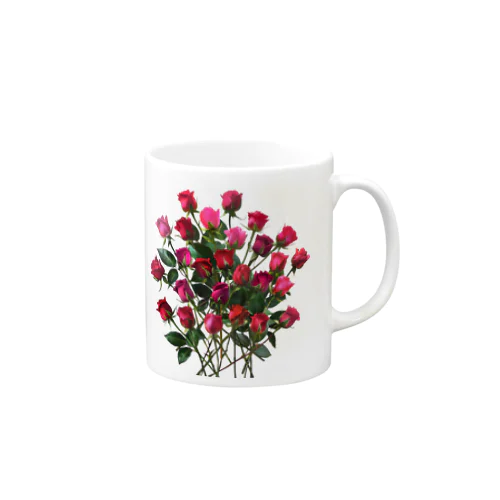 Redpink 26 Roses マグカップ