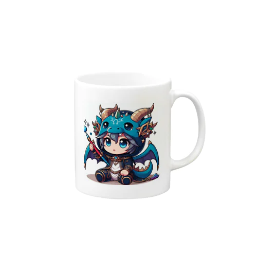 可愛いドラゴンのマスコット Mug