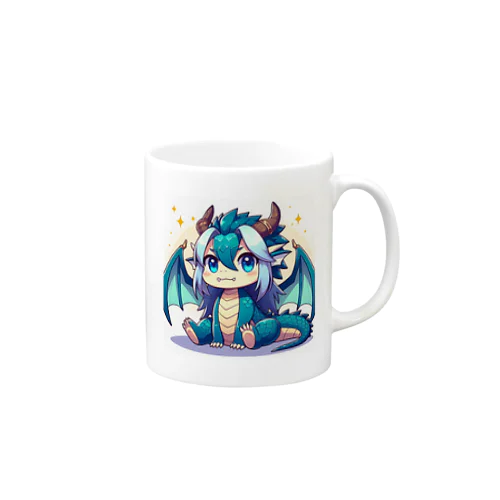 可愛らしいドラゴンマスコット Mug