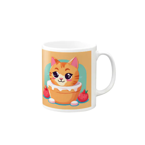 スイーツ大好きな子猫ちゃん Mug