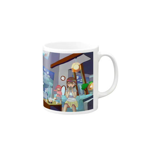 海の中の家の鍋パーティー Mug