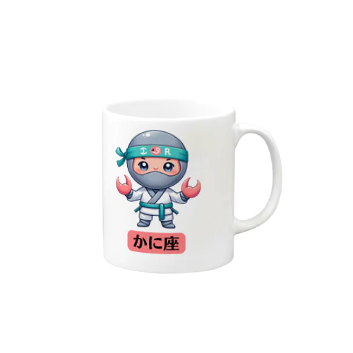 可愛らしい忍者キャラクターの12星座シリーズ第4弾（かに座） Mug