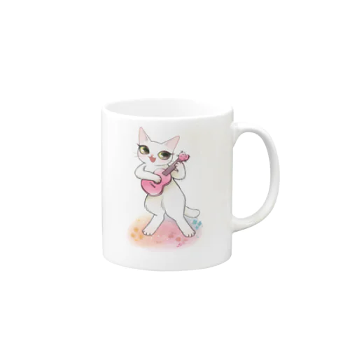 ウクレレねこ Mug