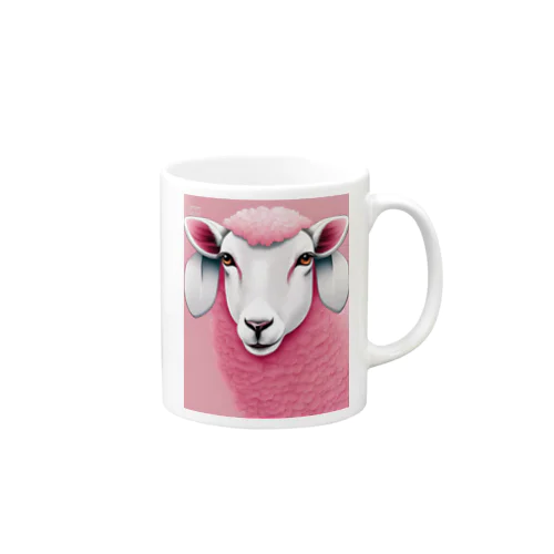 funky pink Mug