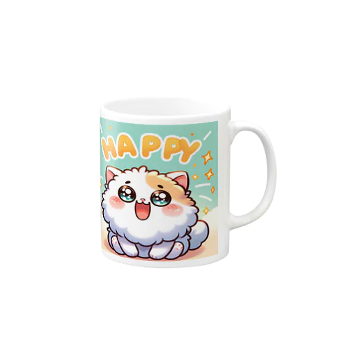 ハッピーネコさん Mug