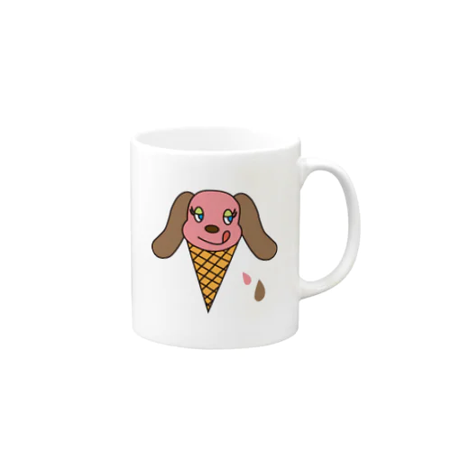 ソフトクリームdog Mug