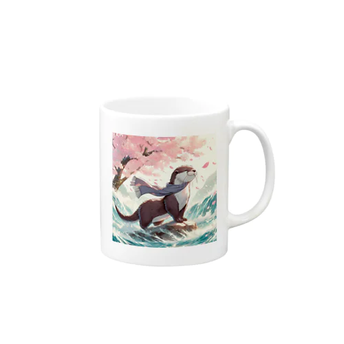 カワウソ店長パーくん Mug