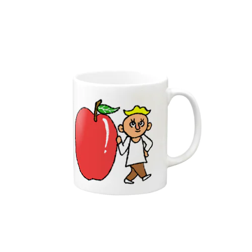 友達はりんご Mug