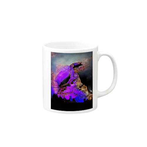 紫の洞窟 Mug