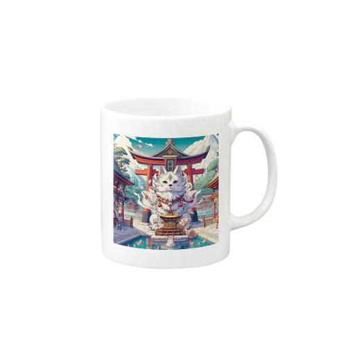 犬神様鎮座 Mug