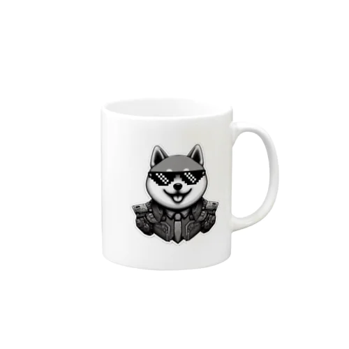 柴犬xサイバーパンクxサングラス Mug