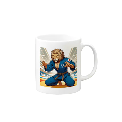 ライオン柔道師範 Mug