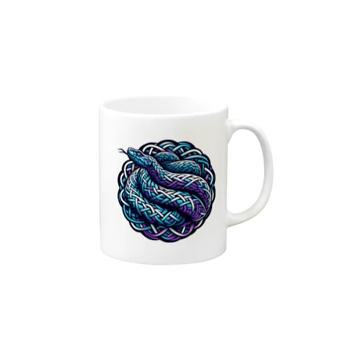 Blue snake 2 Mug