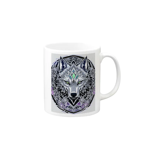 月光の守護者、狼の紋章 Mug