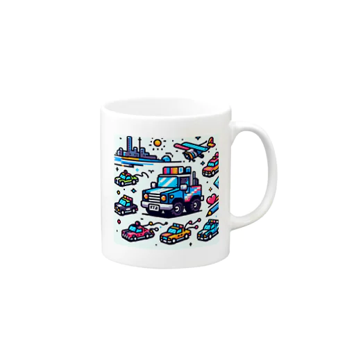 ドッド絵車さん Mug