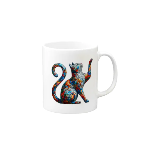 ガラス猫03 Mug